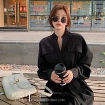 솔드아웃101 브이넥 포인트 옆트임 롱원피스