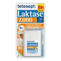 Tetesept 락타아제 7000 유당불내증 소화 효소 90정
