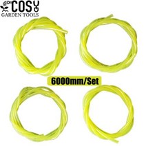 전동공구 부품 15M 4 크기 2mm25mm3mm 가솔린 연료 가스 라인 파이프 호스 튜브 오일 내성 트리머 전기 톱 송풍기 교체 전기톱, 4pcs