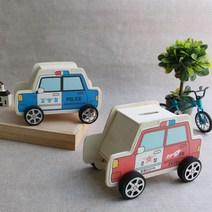 [잼잼아트] 경찰차와 소방차 저금통, 소방차 도안