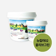 쟈스민락 0.9리터 곰팡이.세균방지/다용도 항균페인트/젯소.바니쉬 뉴칼라02 올리브그린, 뉴칼라02_올리브그린