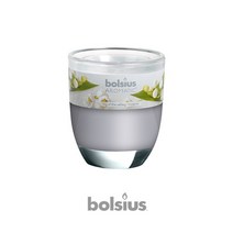 [bolsius] 볼시어스 프리미엄캔들 글래스 필드 센트 릴리오브더밸리 백합향(약25시간), 릴리 오프 더 밸리(백합향)