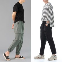 워나샵 아이스 스트레치 카고 조거&일자 팬츠 가볍고 시원한 아이스 바지