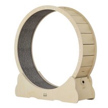 고양이 타워 런닝머신 종이캣타워 캣휠 놀이기구, 자작나무아이보리 L 사이즈