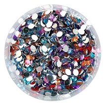 [동화오피스] 단면비즈 종류선택 - 비즈공예 비즈장식 장식소품, 10.타원 미니(6x8mm), 1개