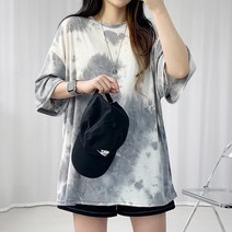 [오버핏/힙해요!] 디뉴 타이다이 반팔티