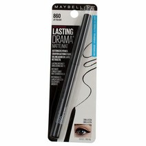 애교살라이너 아이펜슬 철벽녀 안번지는 번지지않는 음영 안지워지는아이라이너 Maybelline New York 아이라이너 래스팅 드라마 워터프루프 매트 젤 펜슬 제트 블랙 2개입, 흑 옥색, 2개(1팩)