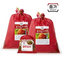 [종가] 중부식 포기김치 11kg + 열무김치 증정 900g, 단품