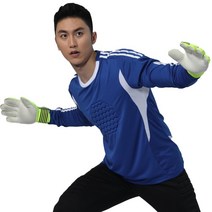 축구유니폼긴팔 단체유니폼 풋살유니폼 러닝 저지 정의 축구 운동복 패치 워크 긴 소매 축구 유니폼 바지 골키퍼 스포츠 정장 야외 체육관 2 세트