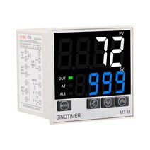 AC100-240V Digital Temperature Controller Relay Output 50/60HZ Regulator LCD SSR K J E Thermocouple, 02 MT-M