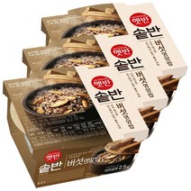 햇반 솥반 버섯영양밥, 200g, 3개