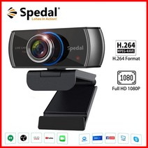 웹캠 컴퓨터 화상 회의 카메라 PC 캠 Spedal-C920 1080p Hd 웹캠 100 ° 광각 회의 라이브 스트리밍 Mac 노트북용 무료 드라이브