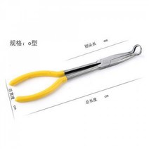 공구용니퍼 더길어진 뾰족한집게 16inch롱스타일 긴입 핀셋 11inch집게 뾰족한입펜치 굽은주둥이집게 뾰족한 펜치, T05-11inch더길어진 O형집게 지주 펜치