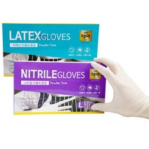 태화 니트릴 장갑 요리 위생 청소 다목적장갑 윤스테이 병원 의료용 100매, 중(M)