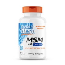 닥터스베스트 MSM with Optimsm 1000mg 식이유황 콜라겐 관절 모발 360, 1개, 기본