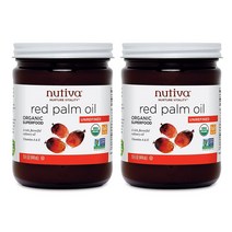 누티바 USDA오가닉 레드팜오일 444ml 2팩-비정제 공정무역 Nutiva Organic non-GMO Cold-Filtered Unrefined (마국배송), 1개, 200ml