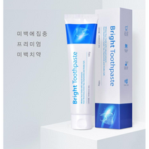 치과의사가 만든 브라이트 프리미엄 불소없는 미백치약 100g, 1+1