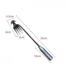 제초 호미 잡초제거호미 수동 잡초 풀러 도구 수직 파기 잔디 삽 뿌리 제거제 정원 괭이 파기용 용품, [01] A