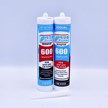Ecoseal 에코씰600 렉산용 외장신축조인트 리얼징크외부 조립식판넬 렉산용 영구적탄성, 백색