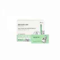 [JW생활건강중외제약] 피톤케어 소프트 퍼퓸 건조기시트 섬유유연제 40매입, 1개