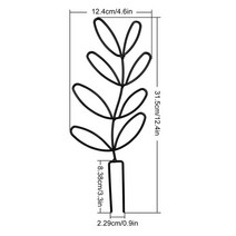 식물 화분 거실 실내 미니 정원 격자 등반, 01 Black