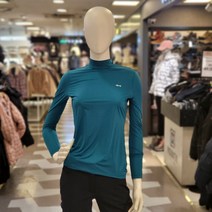 루이까스텔 여성 골프 4440N 냉감 스트라이프 터틀 이너 티셔츠 3LTTS381 터키블루 루이 777