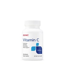 GNC 비타민 C 캡슐 500mg 90캡슐 면역 지원 제공 ( 해외직구 구매대행)