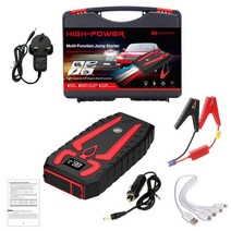 밧데리충전기 차량용 자동차 배터리 충전기 자동차 점프 스타터 시작 장치 배터리 28000mAh 비상 충전기, [01] UK PLUG
