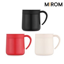 미롬 베이직 보냉보온 스텐머그 300ml, 블랙, 상세설명 참조
