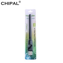네트워크 랜카드 CHIPAL-150Mbps MT7601 USB 2.0 WiFi 무선 카드 LAN 안테나 어댑터 노트북 PC 미니 Wi-fi 동글 용 포함