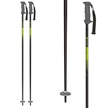 시나노 스키 폴 22 이글 남성 여성 스틱, 블랙 + 그린 / BK + GRN