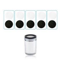 [깔끔대장 호환] 깔끔대장 이거슨 워터탭 세면대 호환 녹물제거필터 5개 + 카본필터 5개, 없음