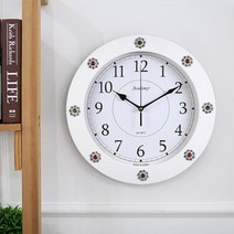 무소음 큐빅둘레W 원형32 벽시계 HTC-111