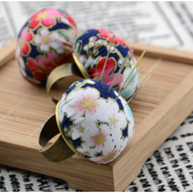 반지형 미니 핀쿠션 바늘꽂이, 1개