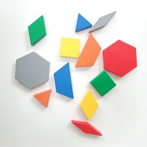 에듀쌤 창의 대형 자석 패턴블록 108pcs+학습가이드북 1권or스토리텔링북 1권+보관통, 학습가이드북1권