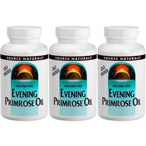 소스내츄럴스 달맞이꽃 오일 1350mg 소프트젤, 120개입, 3개