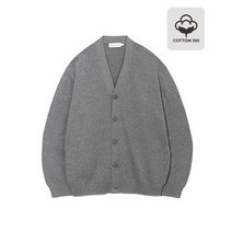 COSTUME O’CLOCK 코튼100 소프트 베이직 가디건 그레이 COOSCD001GRAY SOFT BASIC CARDIGAN GRAY