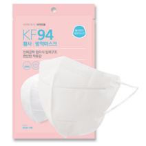 폴리테크 에코 황사방역 마스크 KF94 새부리형 국산 대형 비말차단 귀안아픈 숨쉬기편한, 1개입, 1매, 화이트