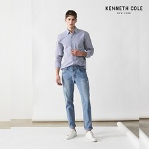 [케네스콜]남 L톤 워싱물 테이퍼드 진FKNSDDT119P