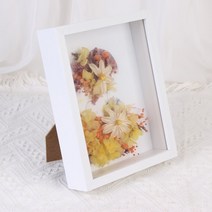 납골당액자 추모 영정사진 미니 수목장 장식 비석 말린 꽃용 다목적 딥 3D 프레임 나무 사진 북유럽 그림자 상자 표본 홀더 벽 3cm 깊이, 29.White - 7inch 178x178cm