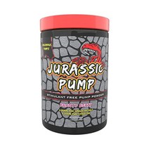 쥬라기 펌프 머슬 파우더(베리) 비자극성 사전 운동 일산화질소 부가 나트륨 펌프와 만 6그램 시트룰린 2그램 핑크 히말라야 소금 아그마틴 비트 석류 30인분BGSL