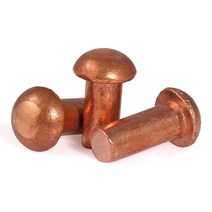 나사 규격 M4 구리 솔리드 리벳 라운드 헤드 캡 네일, [13] M4x40 (5pcs)