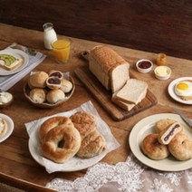 [건영당] 성수동 통밀빵 베이글 식빵 모닝 견과 팥빵 천연발효 빵, 2.발아통밀 견과빵(350g)