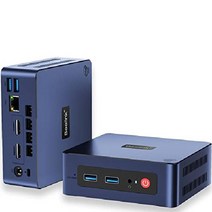Beelink 미니 PC S 인텔 11 셀러론 N5095 (4C / 4T 최대 2.9GHz) 8기가바이트 DDR4 RAM 256기가바이트 SSD 데스크탑 컴퓨터 지원 듀얼 HDM, N5095 8G+256G