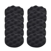 무선광택기 자동차왁싱기 패드 무선 핸드 헬드 전기 그라인더 폴리 셔 휴대용 미니 자동차, 10 웨이브 스펀지