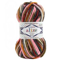 마마니트 4+1 알리제 슈퍼라나 맥시털실 맥시실, 52146 연핑크혼합