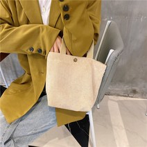 퍼스트택 미니 코듀로이 에코백 캔버스백 런치백