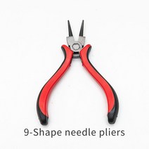 스냅링 플라이어다기능 주얼리 펜치 장비 둥근 코 끝 커팅 와이어 수제 액세서리 제작, 02 9-shape needle
