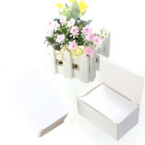 웨딩 방명록 게스트북 결혼식 100pcs 결혼식 방명록 빈티지 빈 카드 DIY 인사말 낙서 단어 파티 두꺼운 크, 02 WHITE