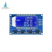 신호발생기 3.3v-30v pwm 펄스 주파수 듀티 사이클 조정 가능한 모듈 lcd 디스플레이 1hz-150khz pwm 보드 모듈, 1채널 LCD 디스플레이